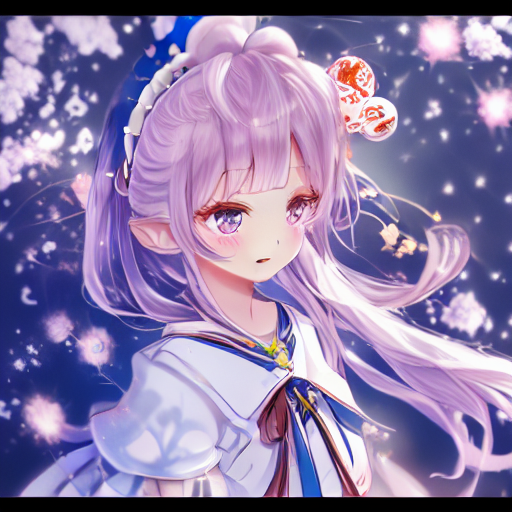 cowboy_shot, too many flowers,loli,alice,elementary school student girl turning around with white marble glowing skin and dot nose and perfect symmetrical pretty face with blush cheeks,hair ornament, standing in the alice in wonderland, Genshin_Impact,azur_lane,blue_archive,arknights jewelry,glint, sparkle, light_rays lens_flare light_particles, hyper detailed, high detail, exquisite detail, golden hour lighting, strong rim light, intense shadows, bokeh<br/>seed=922722266<br/>inference steps=10
