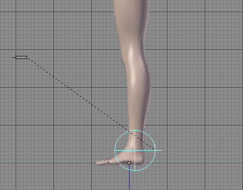 反る脚のデモ