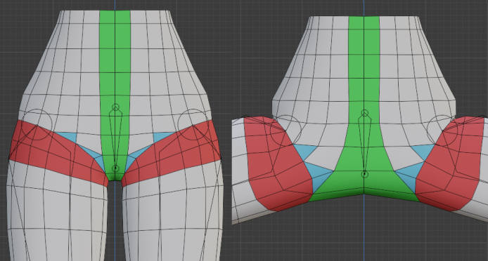 to pelvis