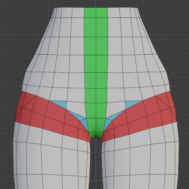 v shape